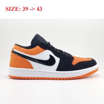 Giày Sneaker Nike Jordan Air Jordan 1 Mid Retro Black/Orange